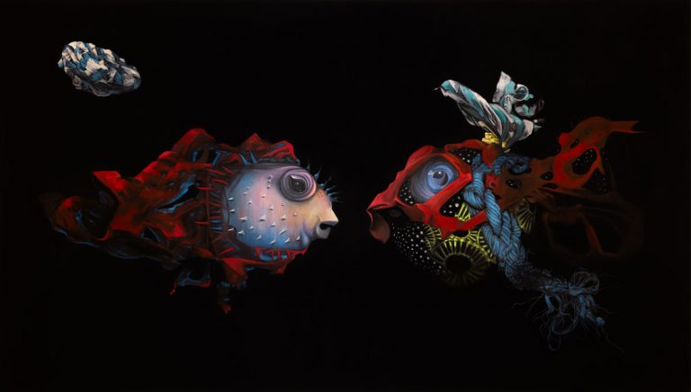 Cover picture © Müller & Sohn, Silentium, Acrylic on canvas, 210 x 120 cm, 2022